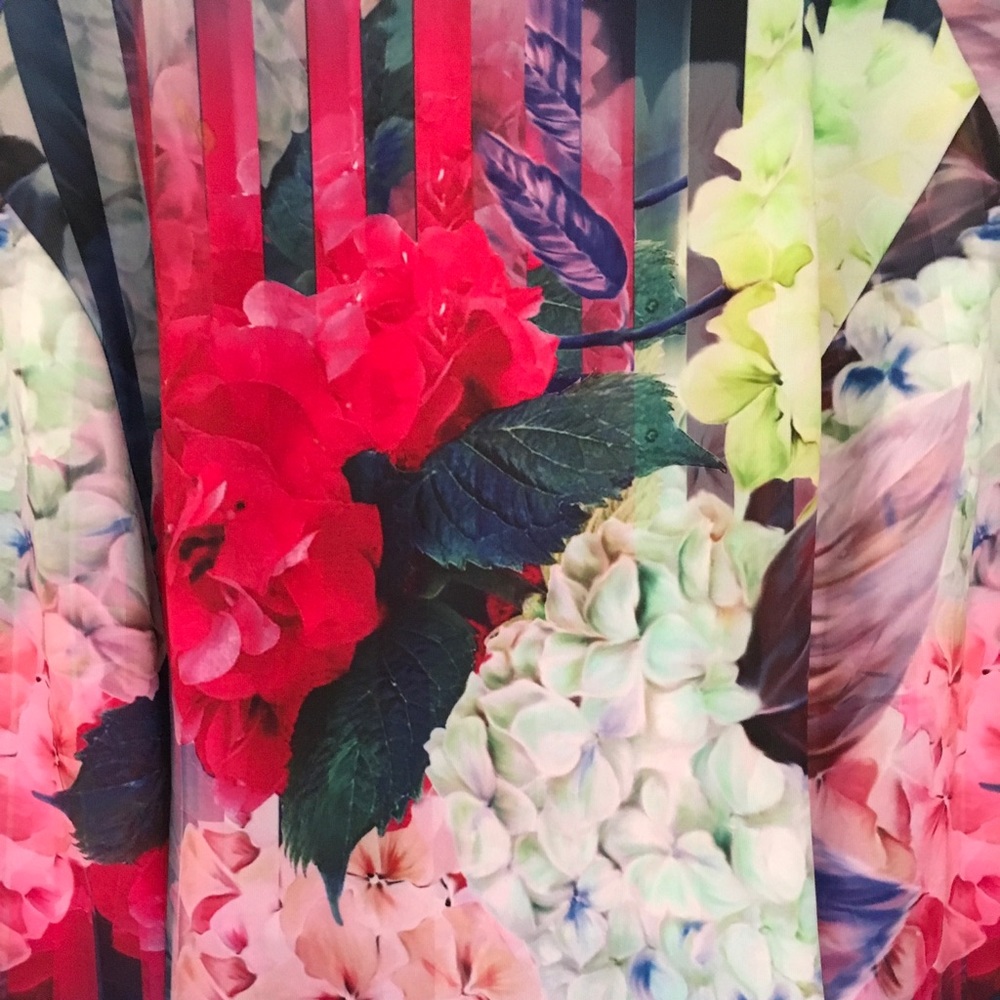 Great day to evening dress. Beautiful colors